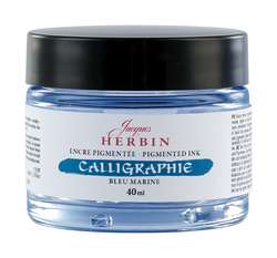 HERBIN pigmentierte Kalligrafietinte, 40 ml, Ultramarinblau