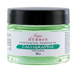 HERBIN pigmentierte Kalligrafietinte, 40 ml, Japanisch Grün