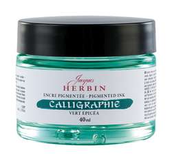 HERBIN pigmentierte Kalligrafietinte, 40 ml, Tannengrün