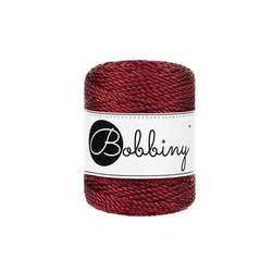 Corde pour macramé Bobbiny 3PLY, métallique, 3 mm x 50 m