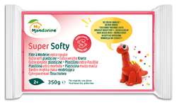 Pâte à modeler Super Softy Darwi, 350 g, blanc