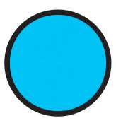 Demi-marqueurs à alcool OLO, Pointe pinceau, Bleu hortensia B1.3