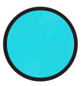 Demi-marqueurs à alcool OLO, Pointe pinceau, Perruche bleue BG0.2