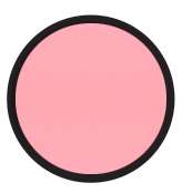 Demi-marqueurs à alcool OLO, Pointe pinceau, Rose thé R1.1