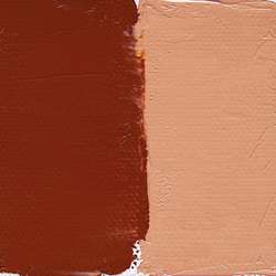 Peinture à l'huile extra-fine Leroux, 60 ml, Ocre rouge de Puisaye