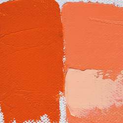 Peinture à l'huile extra-fine Leroux, 60 ml, Vermillon français (ton)