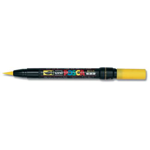UNI POSCA Brush-Marker PCF-350, einzeln 