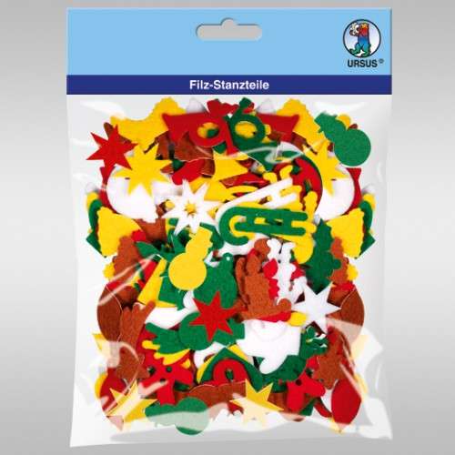 Pièces découpées en feutrine 