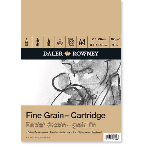 DALER-ROWNEY Zeichenblock, 160g/m² 