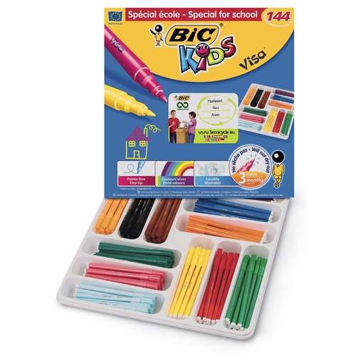 Feutres de coloriage pointe pinceau BIC Kids Visaquarelle