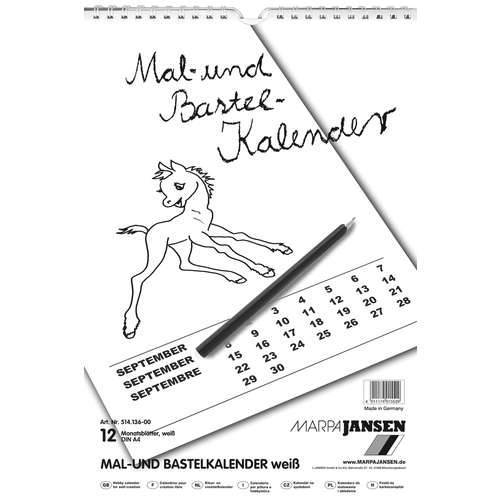 MARPA JANSEN Mal- und Bastelkalender 