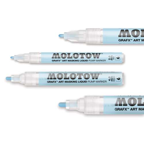 Feutre pinceau à pomper avec encre à base d'eau Molotow Aqua Pump