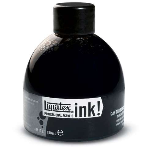 Encre professionnelleLIQUITEX® Ink!, noir charbon 