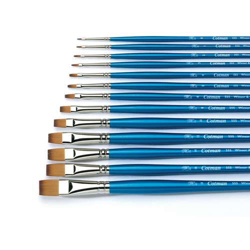 WINSOR & NEWTON Cotman™ Öl- und Acryl-Pinsel, Serie 555 