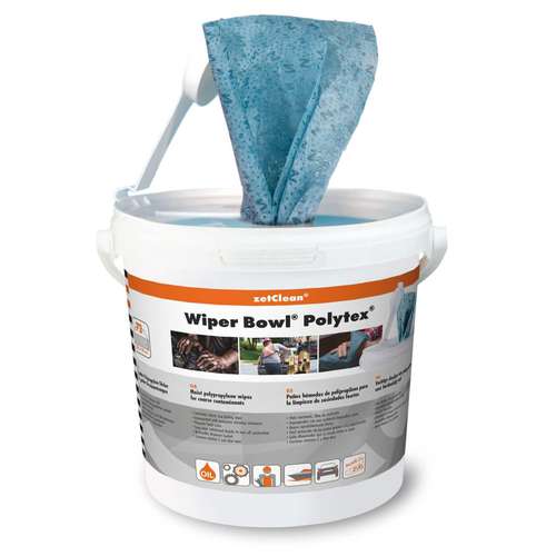 Produktbild von 6x Wiper Bowl® Multitex® 6 Buckets Each With Approx. 72 Wipes In Dispenser Bucket, Extremely Tear-resistant Cleaning Cloths
