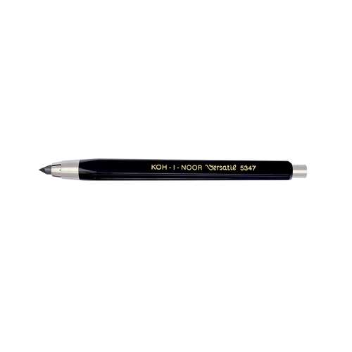 Lot De 2 Porte-Mines Koh-I-Noor Jaune - Mines 2 Mm - Métal Avec Clip Et Taille-Crayon Intégré - Longueur 120 Mm