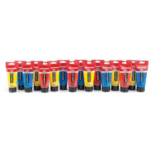 Daler Rowney Set de 12 tubes de peinture acrylique 12 ml à prix pas cher