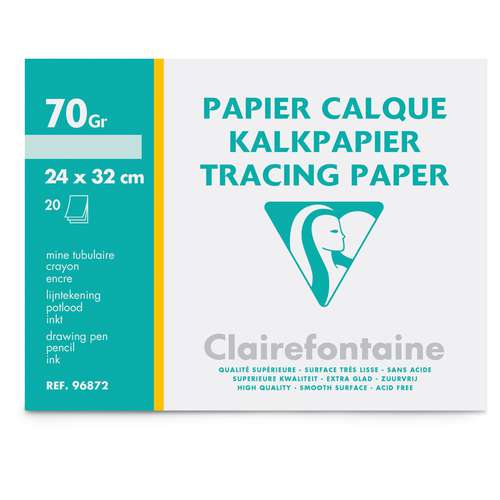 Clairefontaine Transparentpapier 70/75 g/m² 