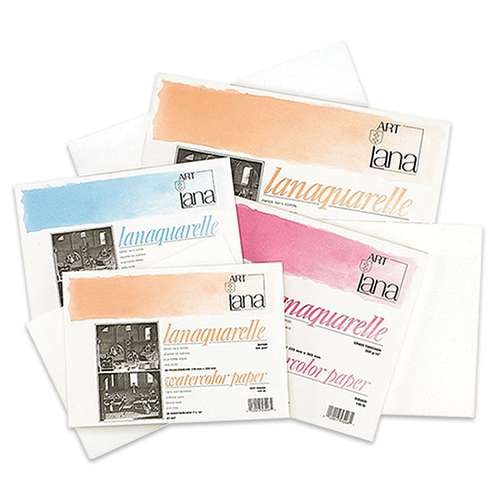 LANA Lanaquarelle Bütten-Aquarellkarton 