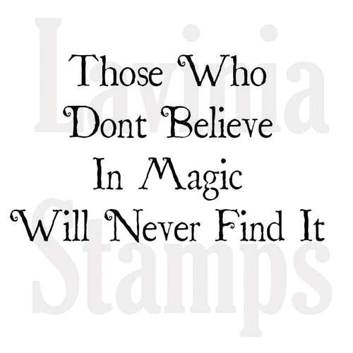 Tampon Lavinia Stamps, Believe in Magic 