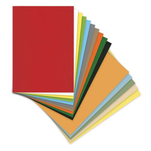 Assortiment de papiers de couleurs 