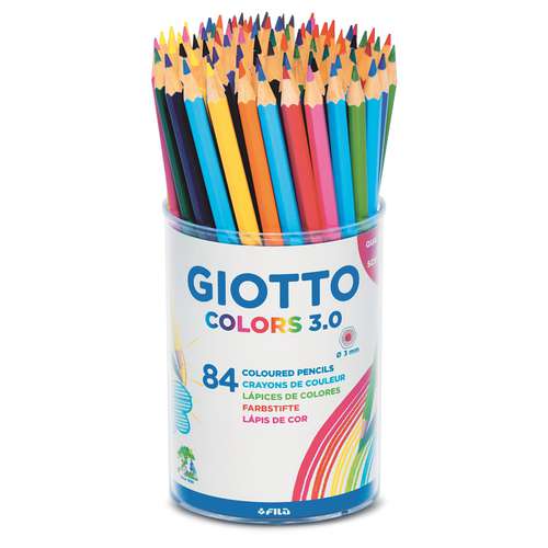 Set de 84 crayons de couleur GIOTTO Colors 3.0 