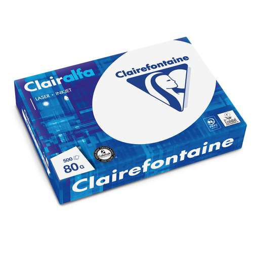 Papier d´impression jet d´encre et laser Clairalfa Clairefontaine 