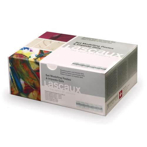 Lascaux Set Modelling Pastes & Impasto Gels Acrylmalmittel 