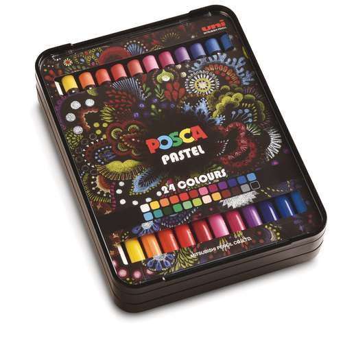 Pastel Posca - Coffret 10 crayons cire Pastel à prix compétitif