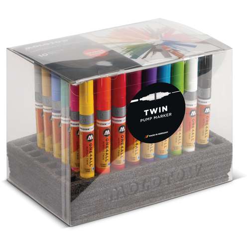 Set "Complete" de marqueurs Acrylic Twin Basic MOLOTOW™ ONE4ALL 