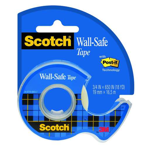 Bande adhésive pour les murs Scotch® 3M Wall-Safe Tape 