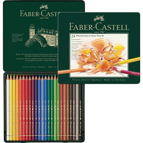 Boîte de 10 crayons de couleur effet métallique Faber-Castell