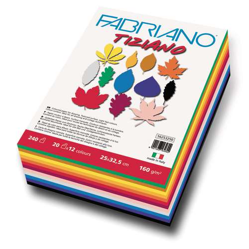 Papier d´artiste Tiziano FABRIANO®, maxipack 