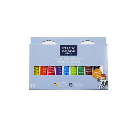 LEFRANC & BOURGEOIS Gouache-Set, 10 Farben 