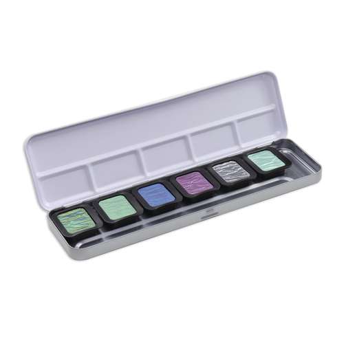 FINETEC Essentials Farbkasten Perlglanzfarben + Flip-Flop Farben 
