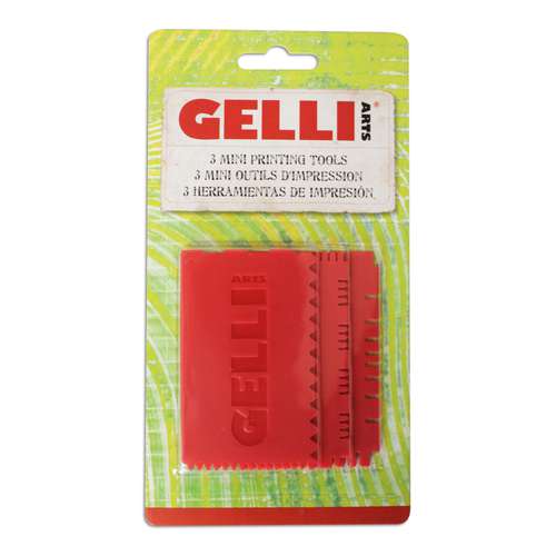 3 mini outils d´impression Gelli Arts 