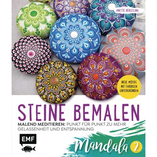 Steine bemalen - Mandala 2 