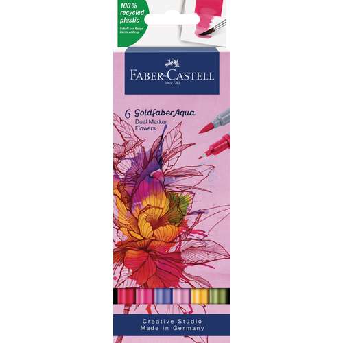 Faber-Castell feutre Goldfaber aqua Rouge géranium clair
