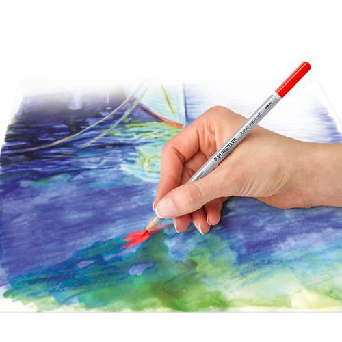 Crayons de couleur à la cire aquarellable Staedtler