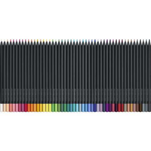 Faber Castell Black Edition Analyste de crayons de couleur doux, crayon à  documents à l'huile, tiges noires, crayon à dessin, fournitures d'art  scolaire, 72 couleurs - AliExpress