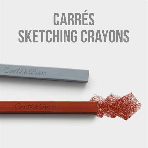 Crayon esquisse Conté à Paris FUSAIN