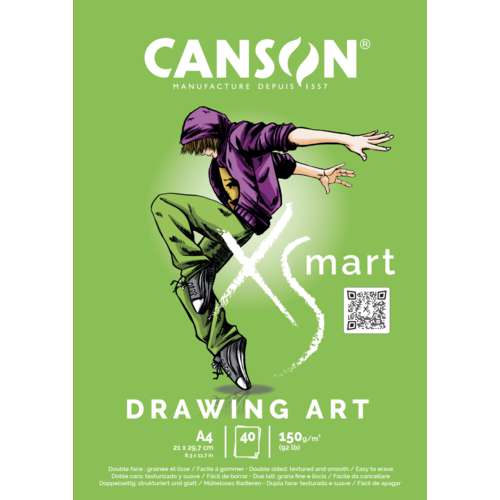 CANSON® XS'MART DRAWING ART Block 