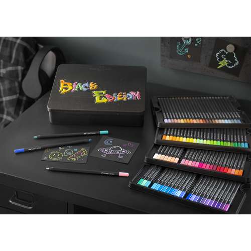 Crayons de couleur Black Edition Faber-Castell