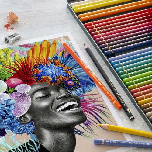 Crayon de couleur Faber-Castell - Enfants du Monde - 3 couleurs de