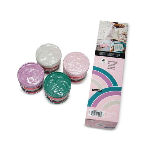 Speedball® Siebdruck-Textilfarben „Polished Pastels“-Set 