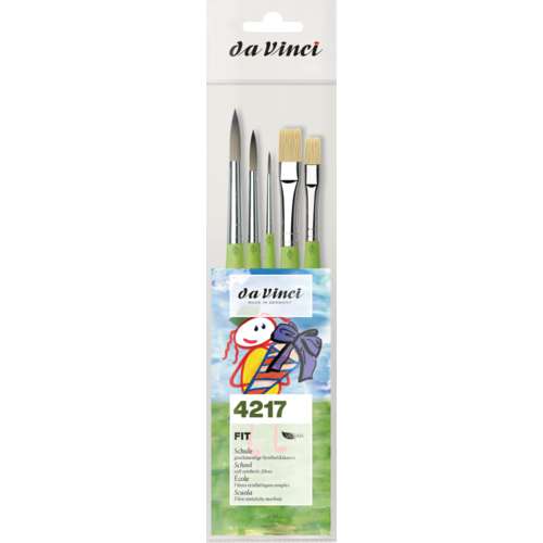 da Vinci FIT SYNTHETICS & SYNTHETICS BRISTLE Set, Serie 4217 
