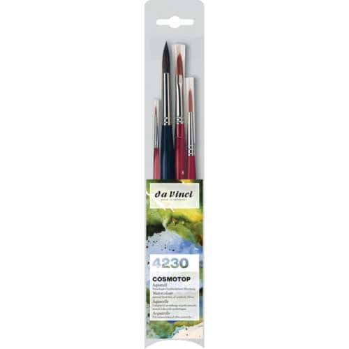 da Vinci COSMOTOP, Serie 4230 Aquarellmalpinsel-Set 