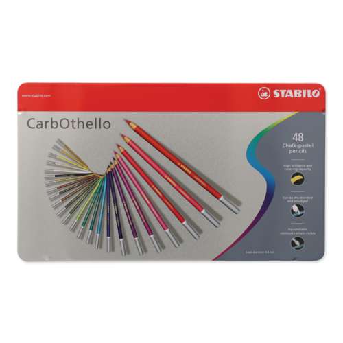 STABILO® CarbOthello Pastellstifte, Metalletuis 