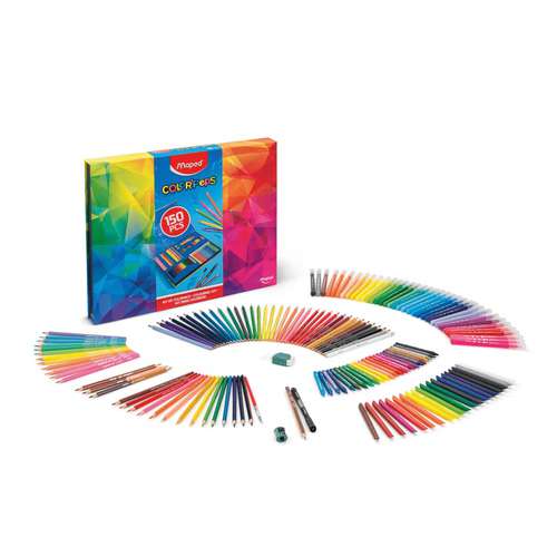 Coffret de 150 crayons Color Peps Maped 