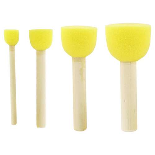 Set de 4 pinceaux en mousse Cléopâtre 